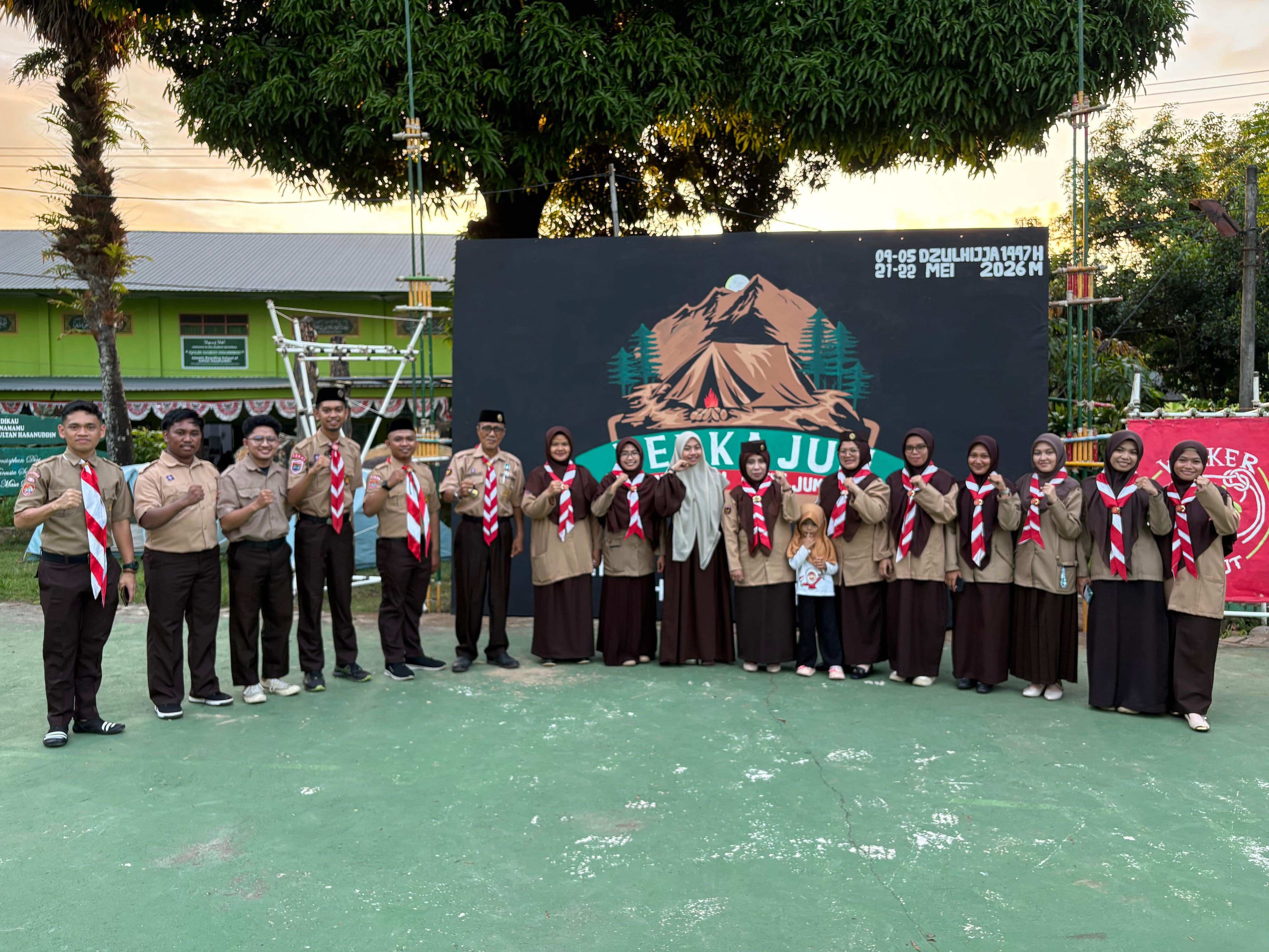 Upacara Pembukaan Perkajum di Pesantren Sultan Hasanuddin