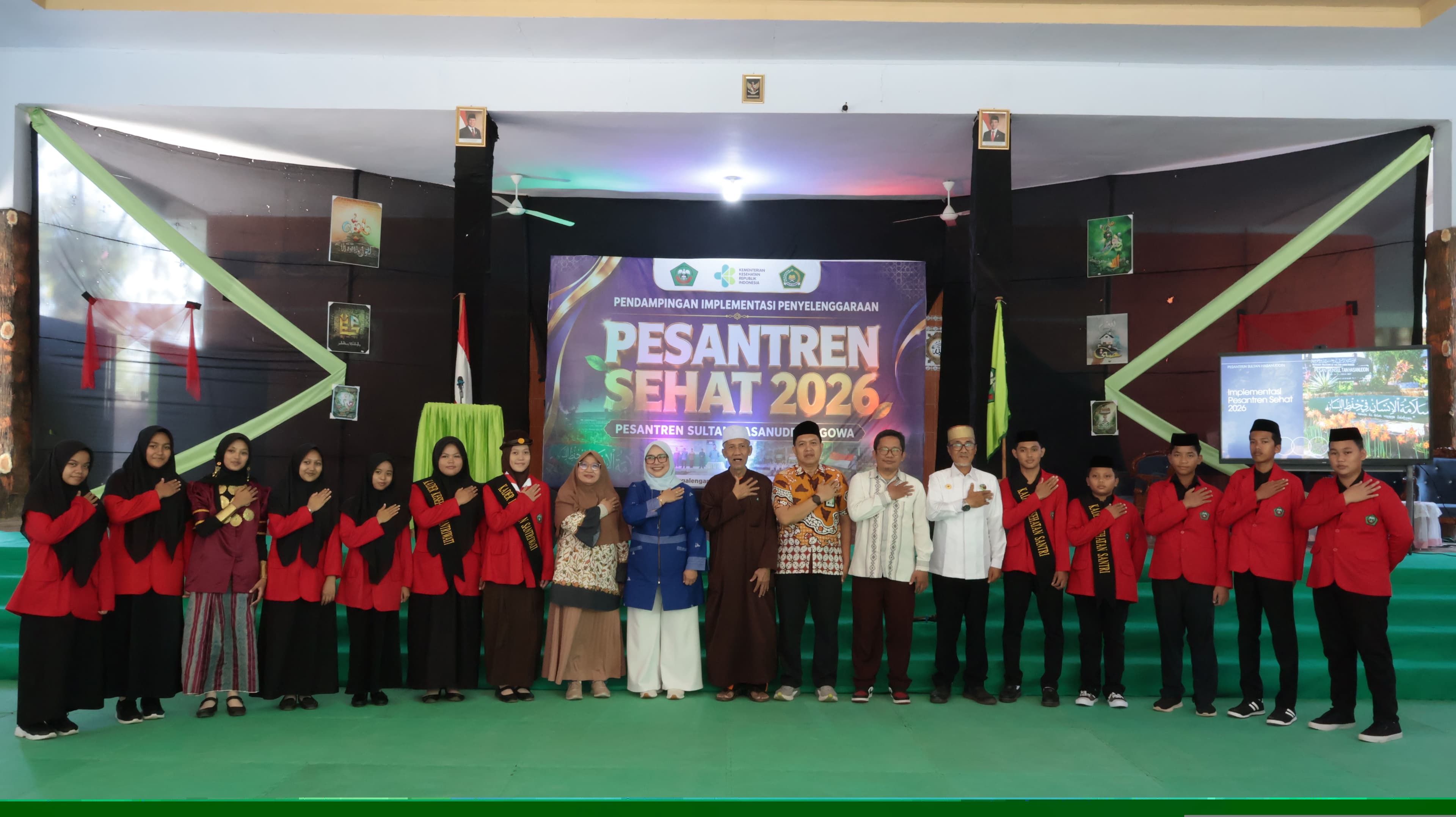 Pesantren Sultan Hasanuddin Terima Pendampingan Implementasi Program Pesantren Sehat dari Kemenag RI dan Kemenkes RI